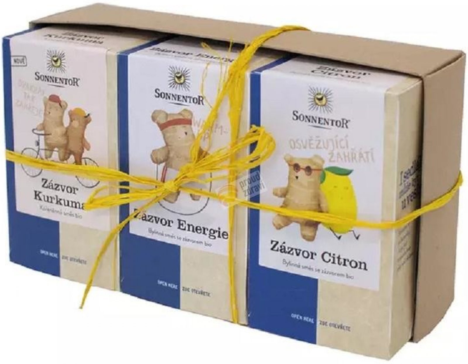 Sonnentor Dárkové balení Zázvorové trio 3 ks